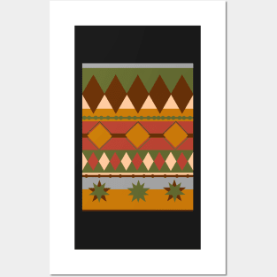 Cozy Cabin Pattern Posters and Art